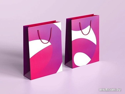 Пакет подарочный 21vek 220x320 (фиолетовый)