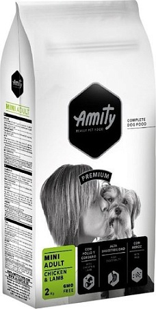 Сухой корм для собак Amity Premium Mini для собак мелких пород 2 кг