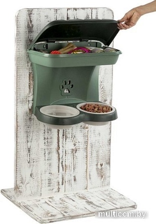 Двойная миска Camon C010/D(зеленый)