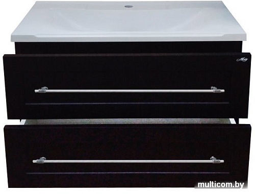 Misty Тумба с умывальником Марта 80 (напольная, венге)