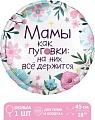 Воздушный шар Leti Мамы как пуговки 9229202 (1 шт)