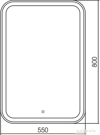 Зеркало Abber See AG6106S