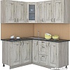 Угловая кухня Интерлиния Мила Хольц 14x17 (дуб серый)