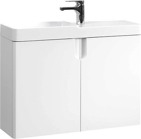 Belux Тумба под умывальник Даллас НП 80 (1, белый глянцевый)