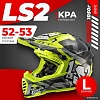 LS2 MX437 Fast 2 Mini Crusher (L, черный/желтый)