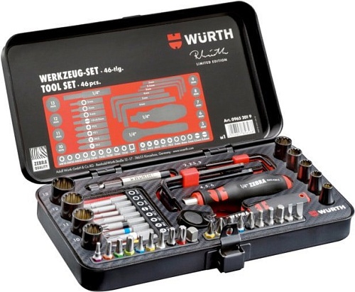 Универсальный набор инструментов Wurth 09652019 (46 предметов)