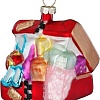 Елочная игрушка Inge's Christmas Figural Glass Ornaments. Открытый чемодан 64912H120