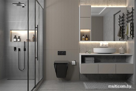 Унитаз подвесной Abber Rechteck AC1201MB