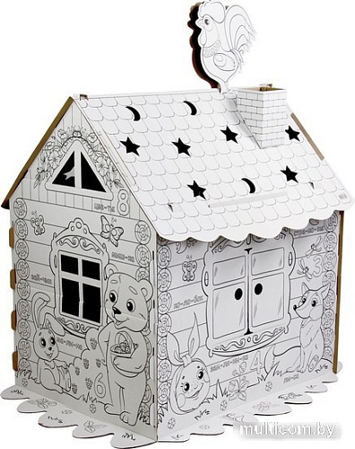 Домик-раскраска BRAUBERG Kids. Раскраска. Сказочный 880364