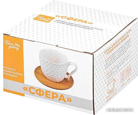 Чашка с блюдцем Elan Gallery Сфера 540399