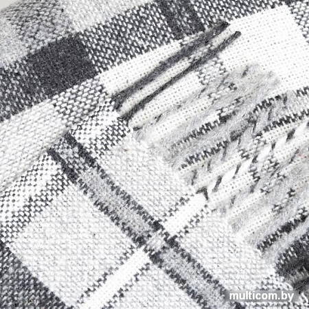 Плед Vladi Palermo 140x200 (белый/серый)