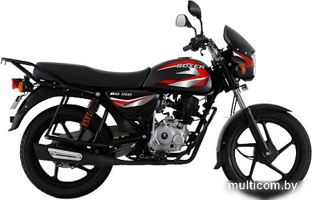 Мотоцикл BAJAJ Boxer 150 UG (черный/красный)