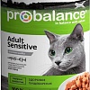 Консервированный корм для кошек Probalance Adult Sensitive 415 г
