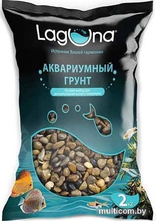 Грунт Laguna Галька 4-6 мм 20205B 2 кг