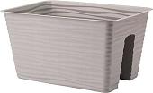 Кашпо Form-Plastic Sahara 4460-055 (светло-серый)