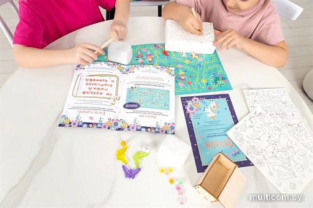 Набор для опытов Bumbaram Набор с квестом 3 в 1. Волшебный мир dig-46