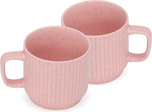 Набор кружек Mandarin Decor Лилинг DS22C231810D-320-2P (2шт, розовый)