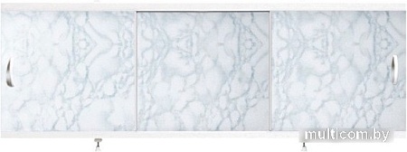 Фронтальный экран под ванну Alavann Оптима 150 (светло-серый мрамор)