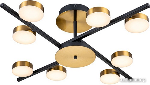 Люстра средней высоты Escada 10266/8 (черный/латунь)