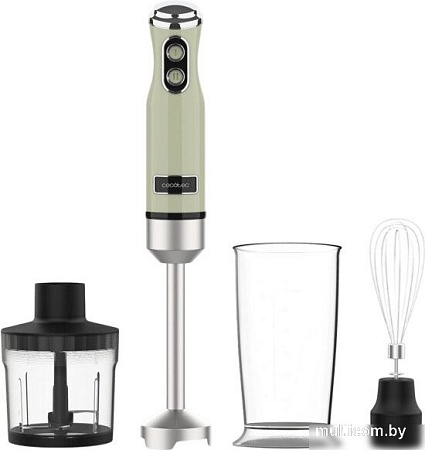 Погружной блендер Cecotec Power RetroGreen 1200MAX Cream&Crush