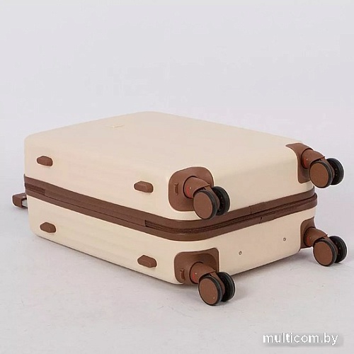 Чемодан-спиннер Grott 340-614/5-22 (бежевый)