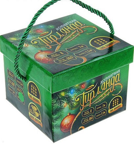 Световой дождь Luazon Led-360 (2x1.5 м, зеленый) [1080465]