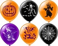 Набор воздушных шаров БиКей Хеллоуин 7107251 (25 шт)