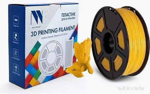 Пластик NV Print NV-3D-ABS-LIGHT-GOLD (1.75мм, 1 кг, светло-золотой)