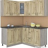 Угловая кухня Интерлиния Мила Хольц 14x17 (дуб золотой)