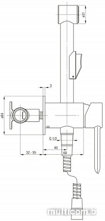 Смеситель Deante Kalia BGK 034M
