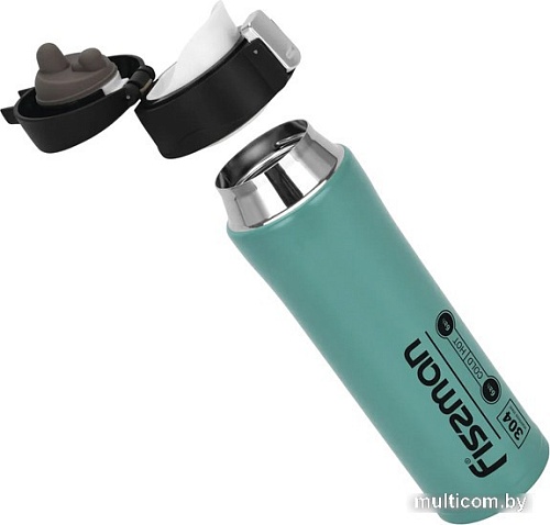 Термокружка Fissman 9880 450мл (аквамарин)