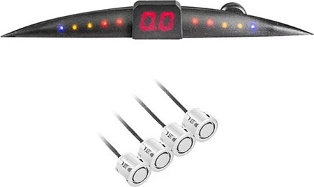 Парковочный радар Interpower IP-422 (серебристый)