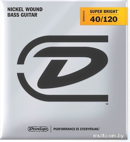 Струны для гитары Dunlop Manufacturing DBSBN40120 Super Bright Nickel 40-120