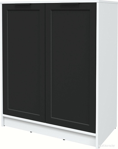 Тумба Интерлиния Концепт Тренд КТ-Т84 (белый платинум/черный)