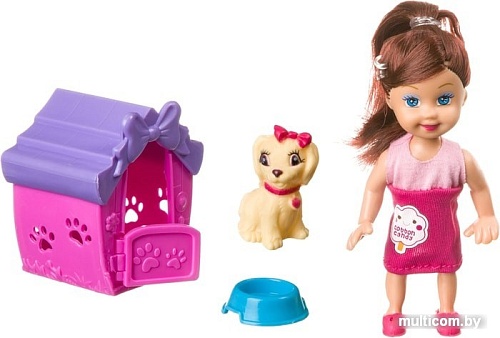 Кукла Bondibon OLY с собачкой в будке ВВ3988