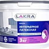 Лакра Латексная интерьерная влагостойкая матовая 3 кг (белоснежный)
