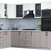 Готовая кухня Интерлиния Тренд 1.88x3.2 ВТ левая (луна/белый/серый каспий)