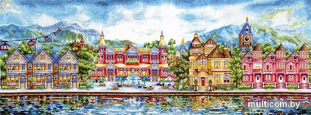 Набор для вышивания Сделай своими руками Викторианская набережная В-30С