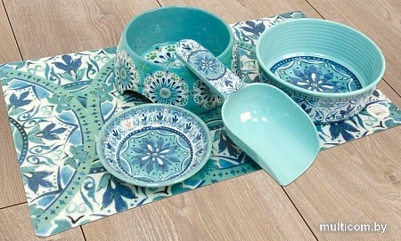 Миска TarHong Gibraltar PDR5067PBG (бирюзовый с рисунком)