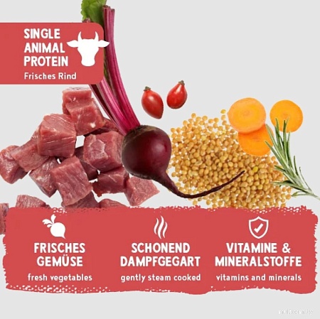 Пресервы Bosch Freshe Schnauze (говядина с пшеном и свеклой) 250 г