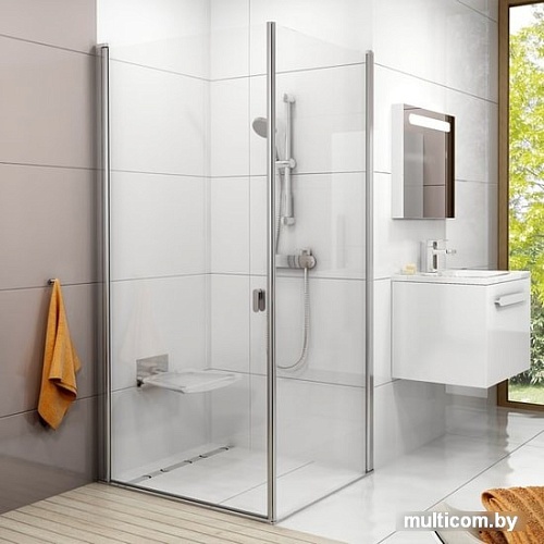 Душевая стенка Ravak CPS 100 (серебристый/прозрачное)