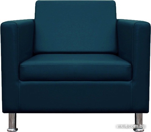 Интерьерное кресло Brioli Дилли (экокожа, L18 синий)