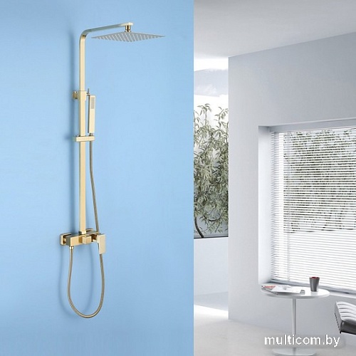 Душевая система Abber Daheim AF8220G (золото матовое)