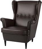 Кресло Ikea Страндмон 504.532.54 (Гранн/Бумстад темно-коричневый)