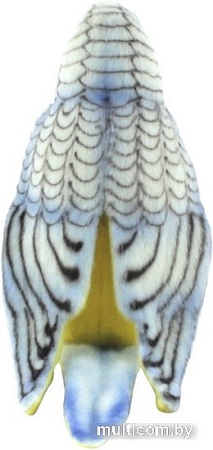 Классическая игрушка Hansa Сreation Попугай волнистый голубой 4653П (15 см)