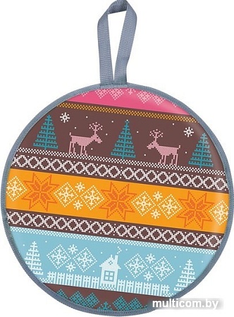 Санки-ледянка Nika Л45 (скандинавский розовый)