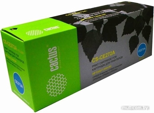 Картридж CACTUS CS-CE272AV (аналог HP 650A (CE270A))