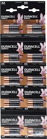 Батарейка DURACELL Simply AA LR6 20 шт.