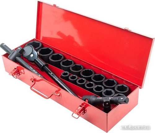 Набор трещотка с головками Everforce EF-6212-5MPB (21 предмет)