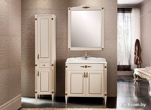 Belux Зеркало Империя В 85 (слоновая кость)